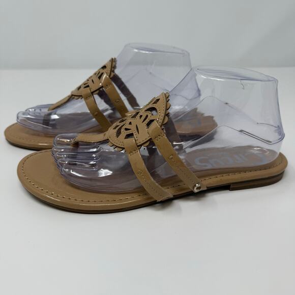 Circus Sam Edelman Sandals Women's 9.5M Nude/Tan Medallion Canyon Flats EUC - Picture 5 of 11